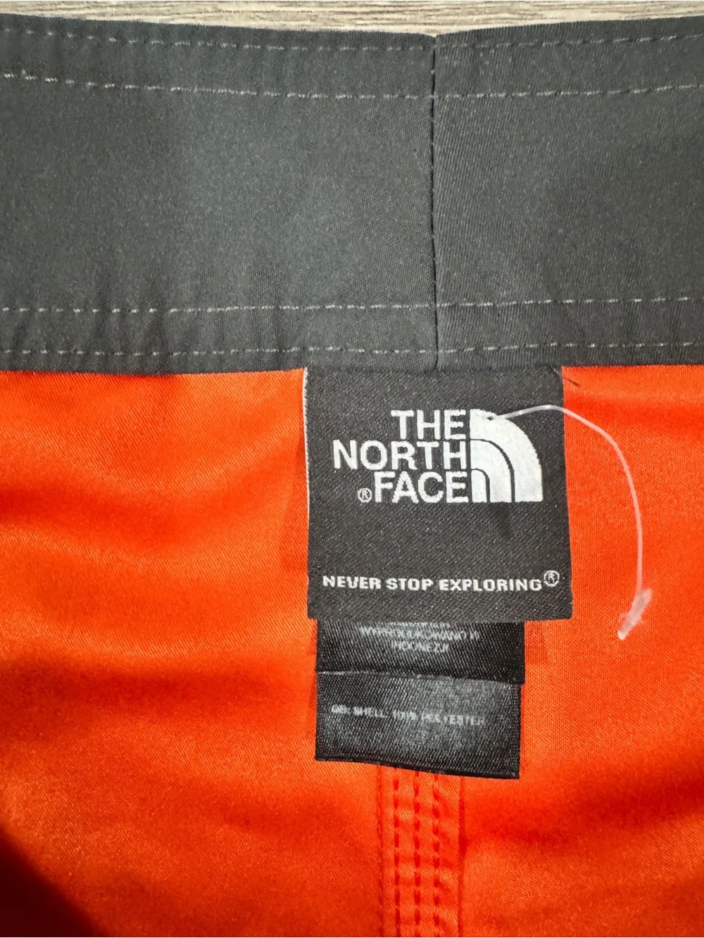 Mens Plus Size The North Face Orange Board Shorts Surf Swim Trunks Size 40